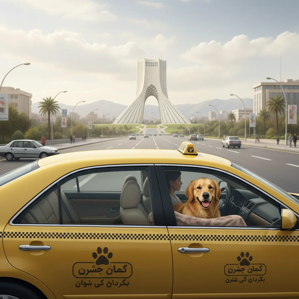 حمل حیوانات خانگی با سفیران پلاس حمل حیوانات خانگی با تاکسی سفیران پلاس | جابجایی ایمن سگ و گربه در تهران و بین شهری