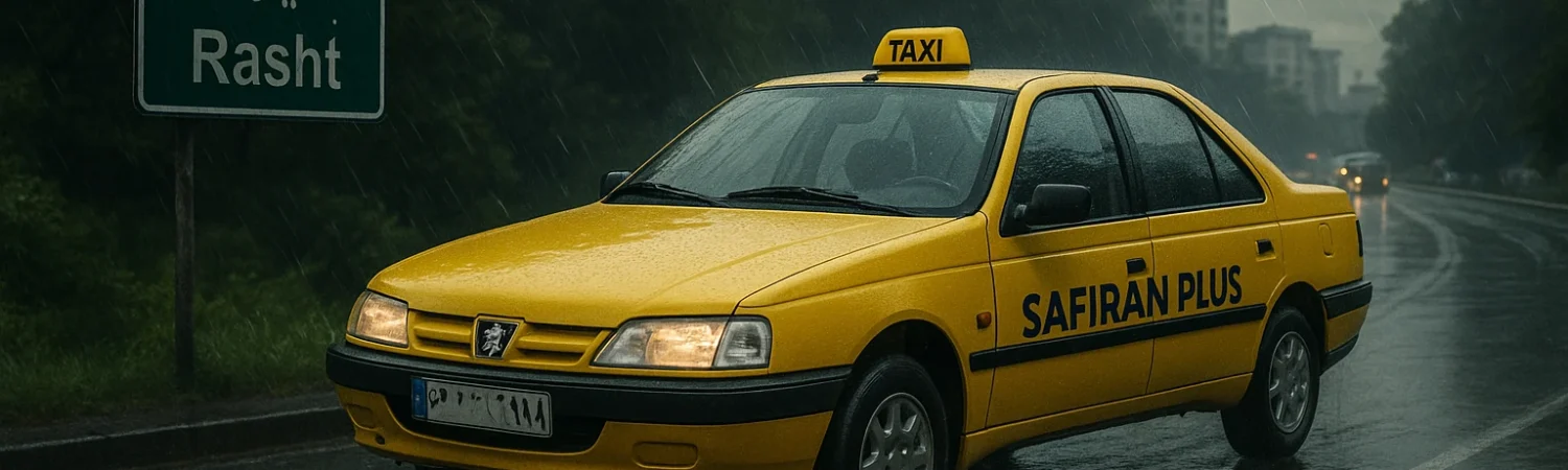 تاکسی دربستی رشت به تهران-سفیران پلاس